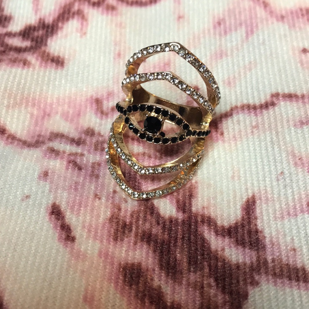 SALE❣️Gold “All Knowing” Ring - Picture 3 of 4